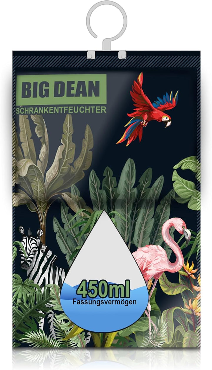 BigDean 30er Pack XL Luftentfeuchter Kleiderschrank - je Beutel bis zu 450ml Entfeuchter Schrank ohn