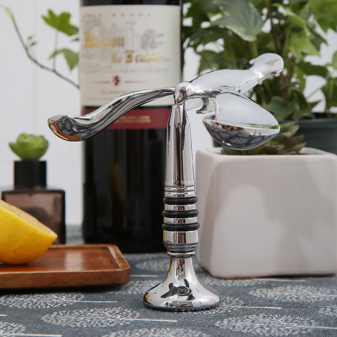 Vogel-Flaschenöffner – Silber, Zink, Flaschenöffner, Bar-Zubehör, Wohnkultur