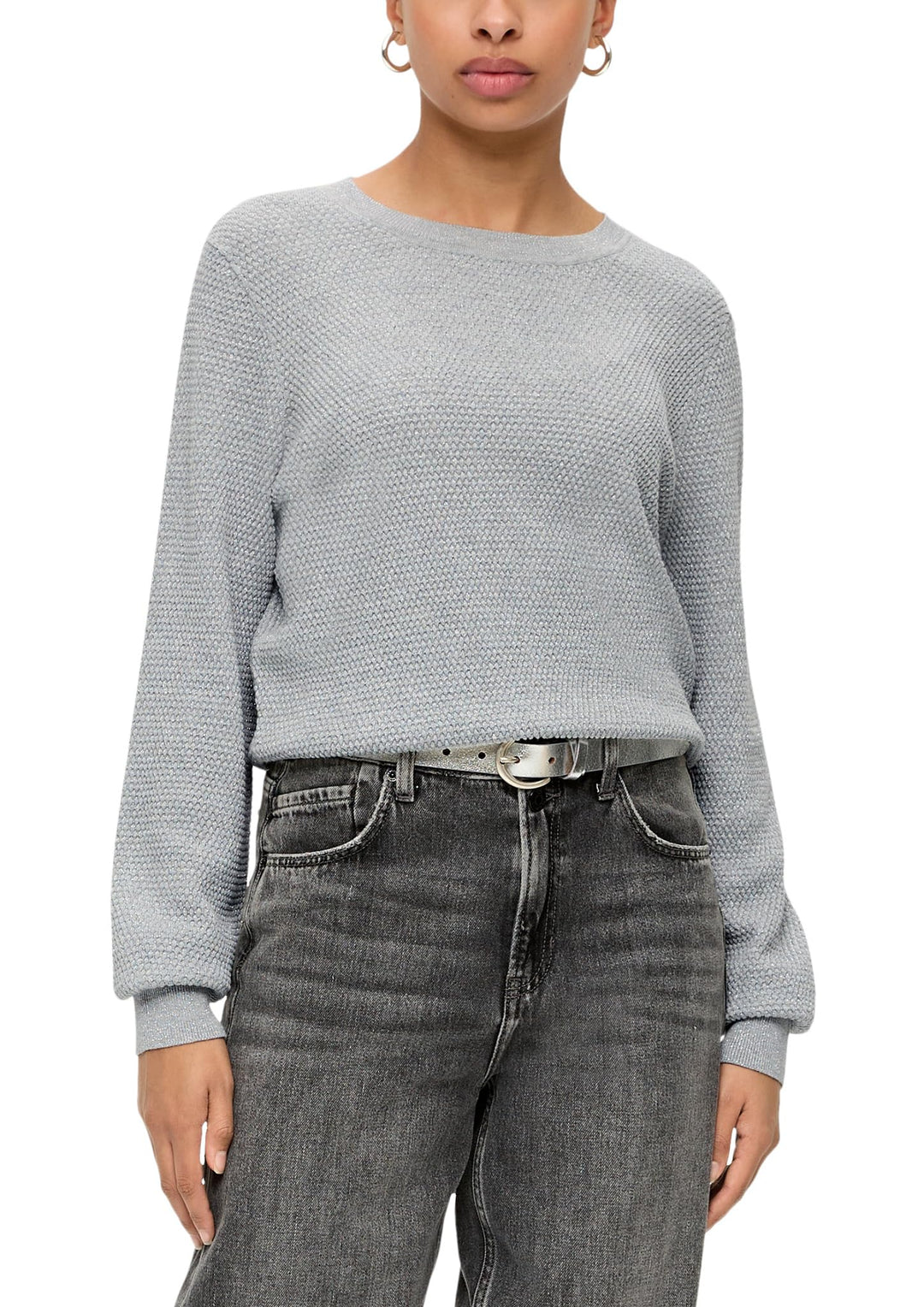 s.Oliver Damen Pullover mit Glitzergarn XL 9400, XL 9400