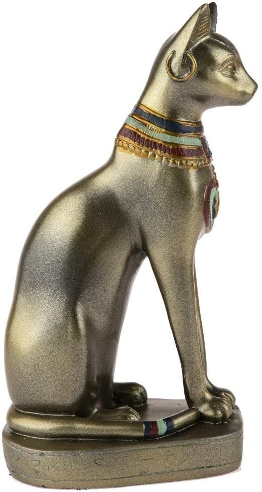 lachineuse - Ägyptische Katze Bastet 30 cm – grosse Statue Katze – Göttin Ägyptens – Figur Ägyptisch