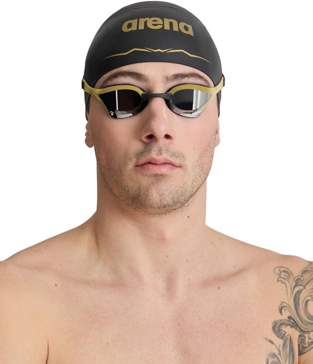 ARENA Unisex Cobra Ultra Swipe Mr Schwimmbrille (1er Pack) Einheitsgrösse SILVER-GOLD, Einheitsgröss
