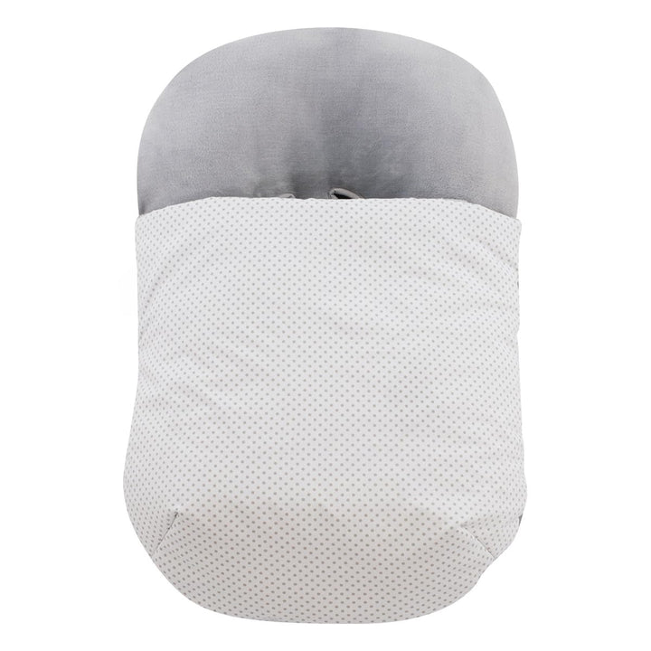 JYOKO KIDS Universal Winterfusssack für Babyschale Babyschale (Fleece, Grey Dots) Grey Dots Fleece,