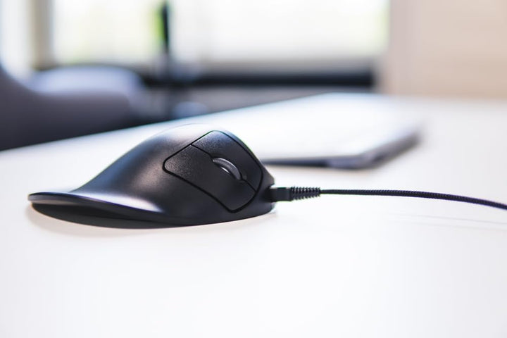 HIPPUS M2WB-LC HandShoe Mouse rechts M | optische Maus | ergonomisches Design,- Vorbeugung gegen geg