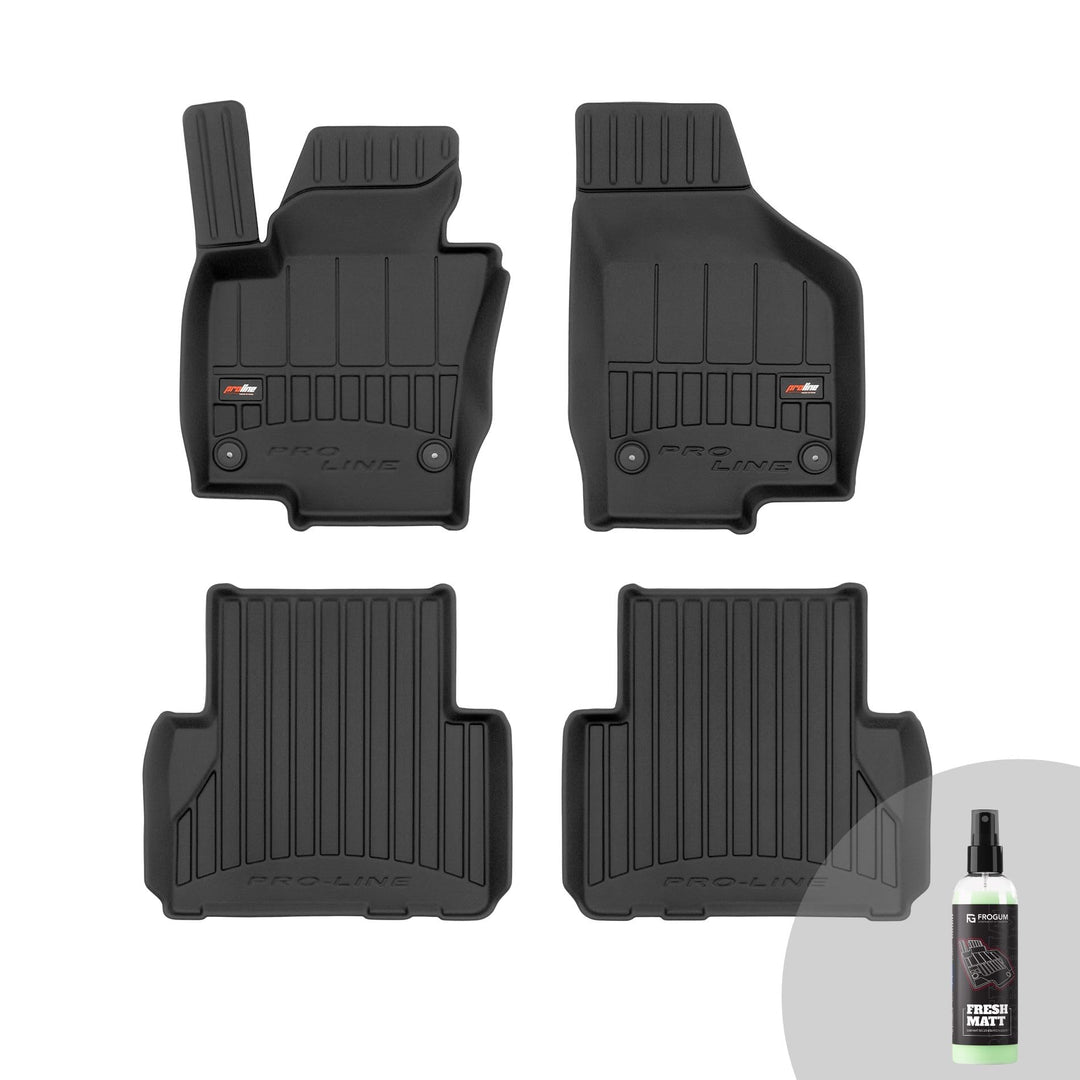 FROGUM ProLine 3D Gummimatten Exklusiven Auto Fussmatten Autofussmatten für SEAT Alhambra II 2010-20