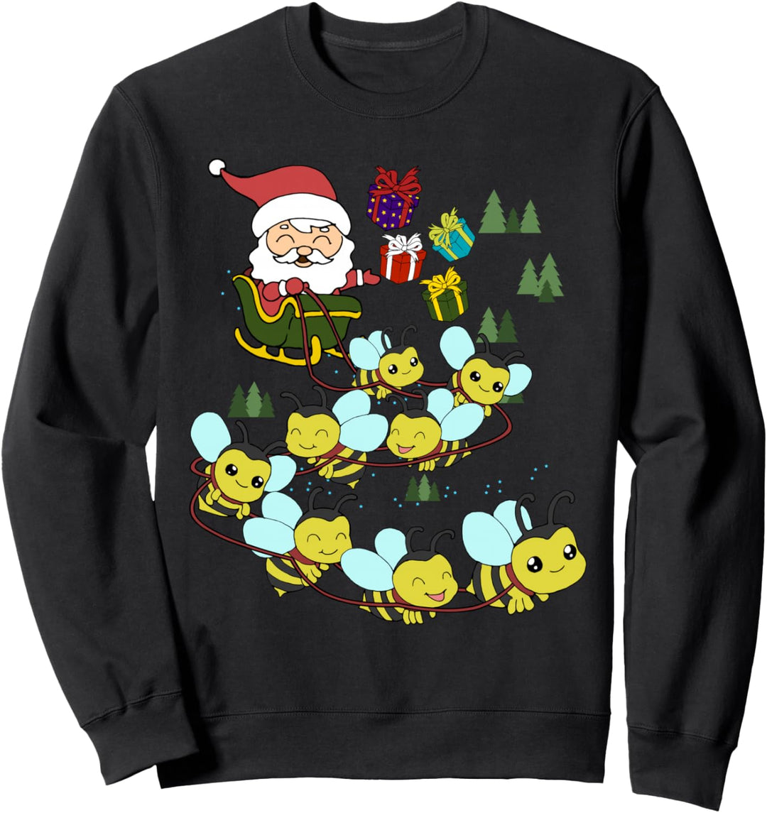 Bienen Weihnachts Sweatshirt