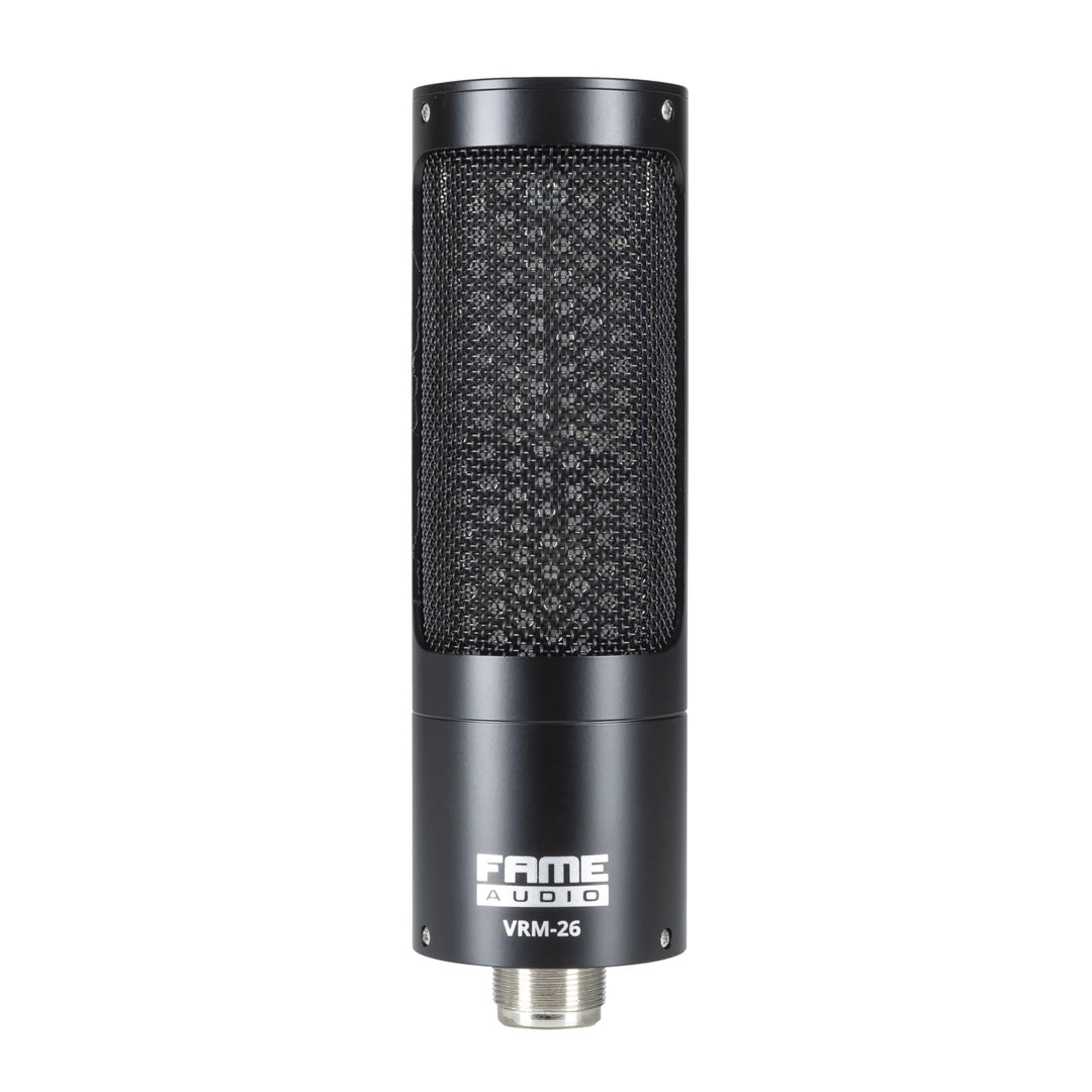 Fame Audio VRM-26 Bändchenmikrofon, Schwarz, 20-18.000Hz Frequenzbereich, 2.5 mV/Pa Empfindlichkeit,