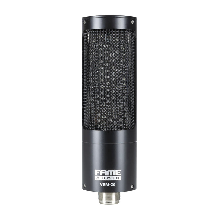 Fame Audio VRM-26 Bändchenmikrofon, Schwarz, 20-18.000Hz Frequenzbereich, 2.5 mV/Pa Empfindlichkeit,