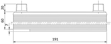 Edelstahl Plattenwärmetauscher + Isolation B3-12-30 mit 2x1/2 & 2x3/4 Zoll Anschl. 65kW Heizung Sola