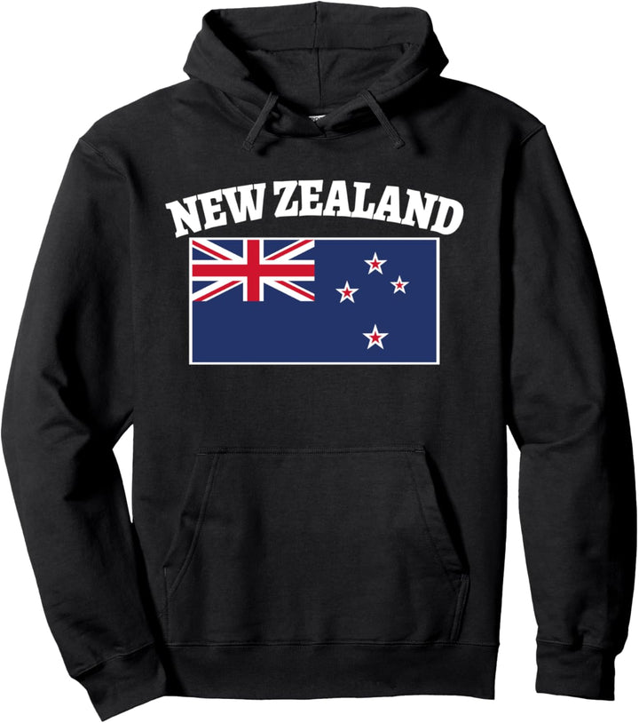 Klassische Neuseeland-Flagge Kiwi-Flagge Neuseeland stolz Pullover Hoodie