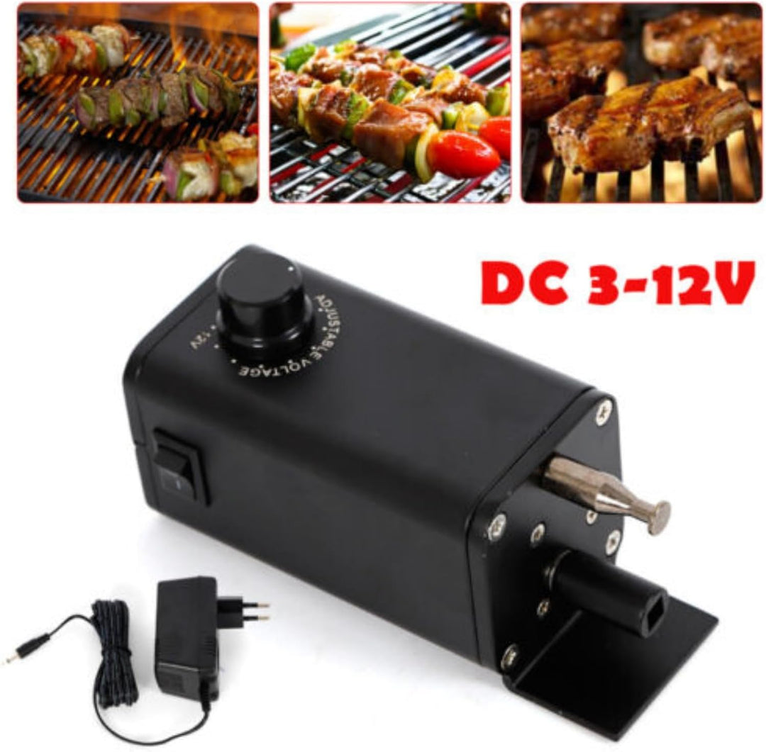 15W Grillmotor, DC 3-12V BBQ Grill Motor Grillmotor Batterie Grill Motor Rotisserie Outdoor Picknick