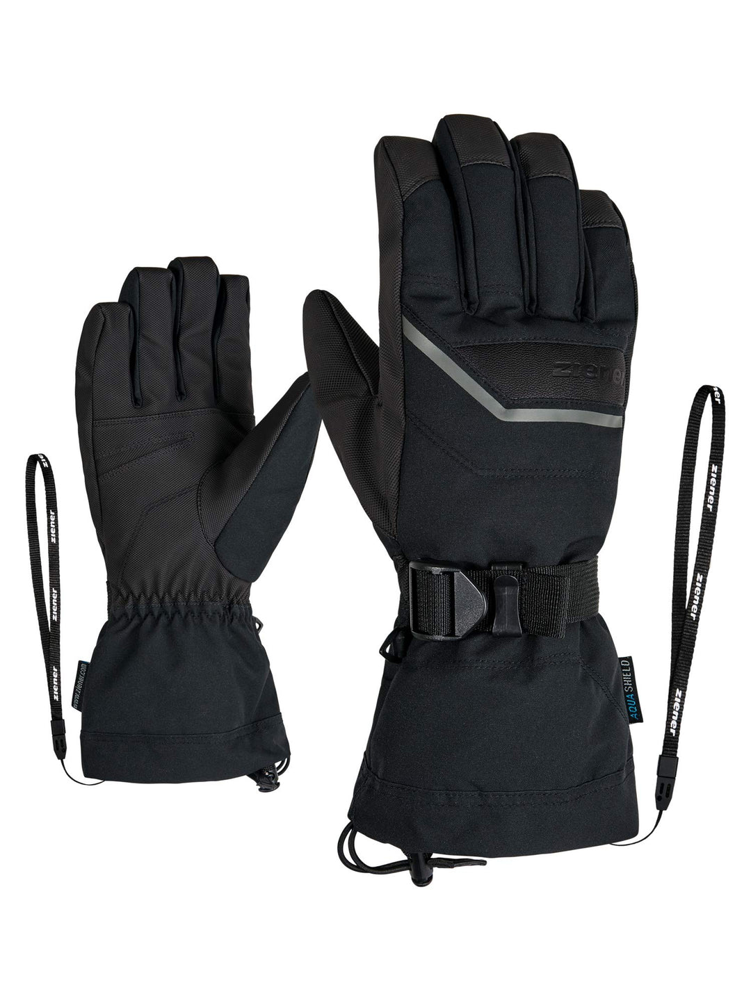 Ziener Gillian As Ski-Handschuhe/Wintersport, Wasserdicht, Atmungsaktiv