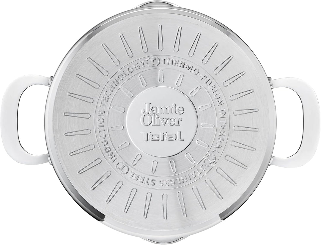 TEFAL Topf Set Jamie Oliver COOK SMART 7-tlg Edelstahl