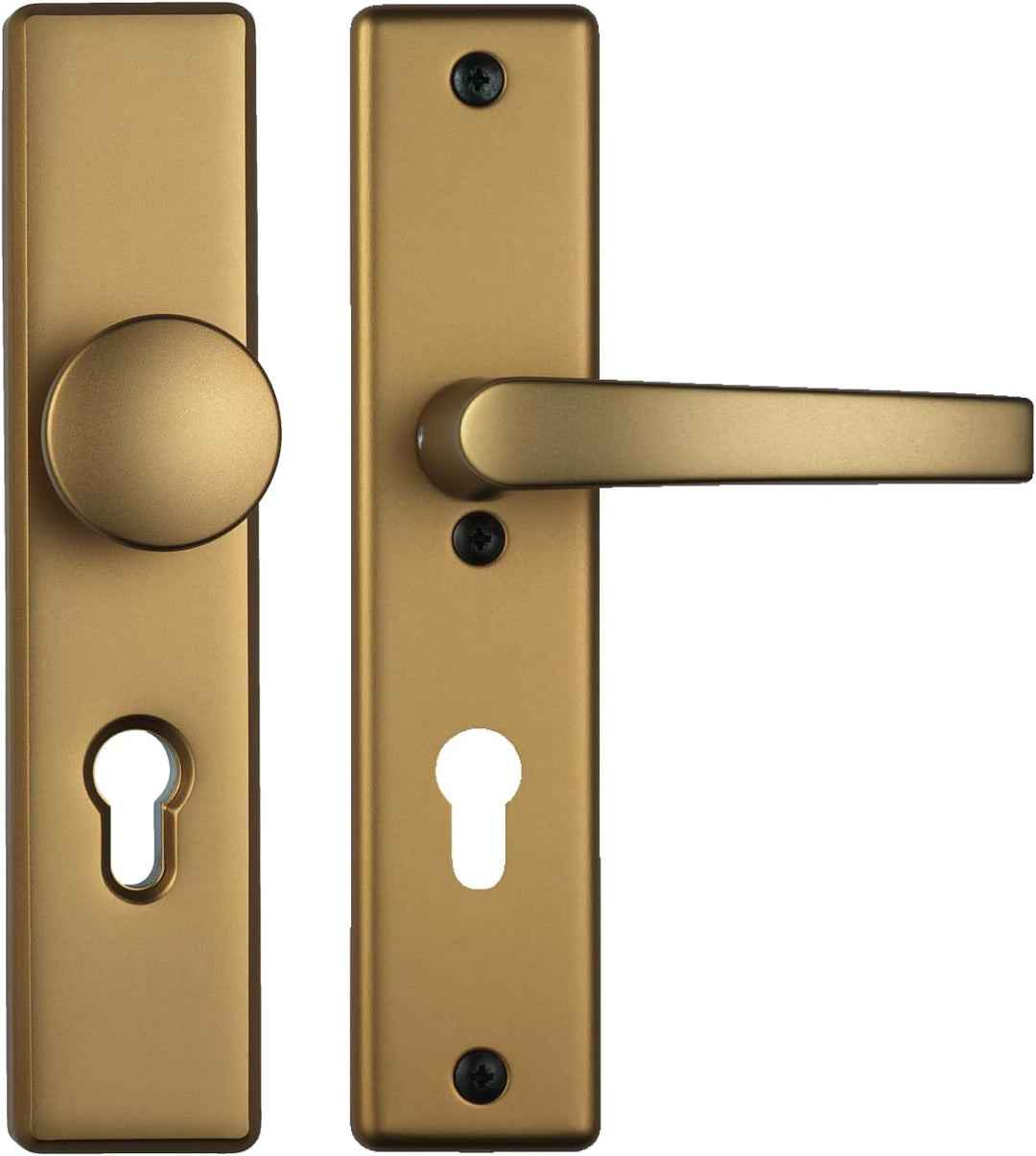 ABUS Tür-Schutzbeschlag KLS114 F4 08296 F4 Bronze Wechselgarnitur Single, F4 Bronze Wechselgarnitur