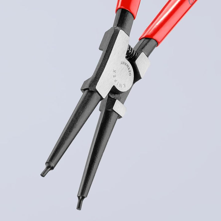 KNIPEX Sicherungsringzange für Aussenringe auf Wellen auf SB-Karte mit Kunststoff überzogen 210 mm,
