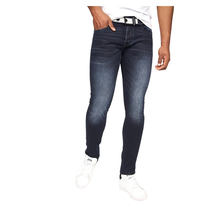 Crosshatch Herren Barbeck Slim Jeans 32W / 34L Light Wash, 32W / 34L Light Wash