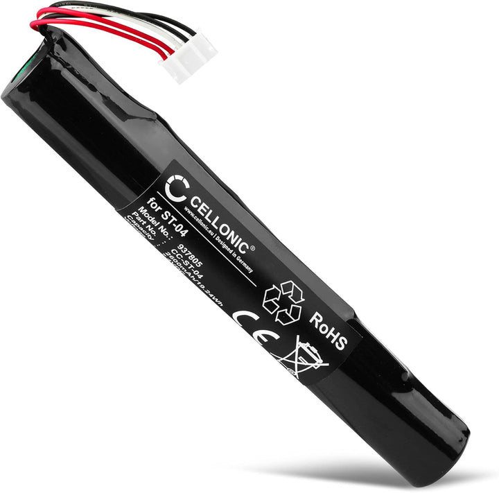 CELLONIC, Lautsprecherakku kompatibel mit Sony SRS-X55, SRS-X77 (2600mAh, 7.4V) Ersatzakku ST-04 1x