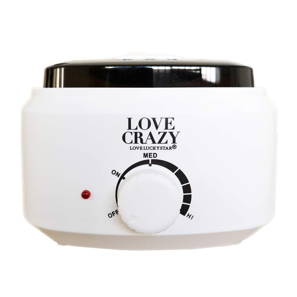LOVECRAZY Elektrischer Wachswärmer für die professionelle Haarentfernung, Set zur Haarentfernung von