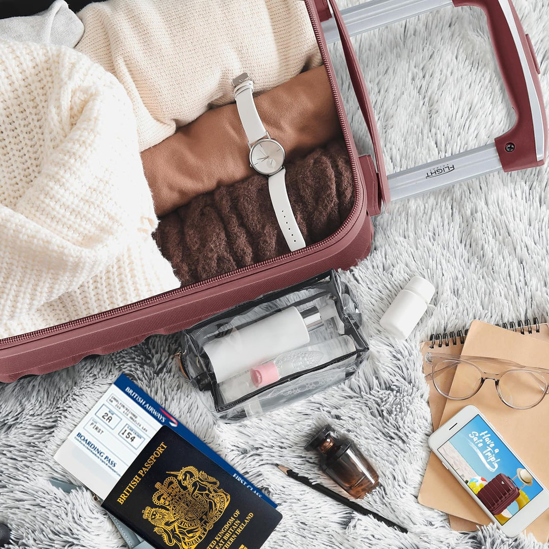 Flight Knight Leichte 4-Rad-abs-hartschalenkoffer Handgepack, Zugelassen Fur Uber 100 Fluggesellscha