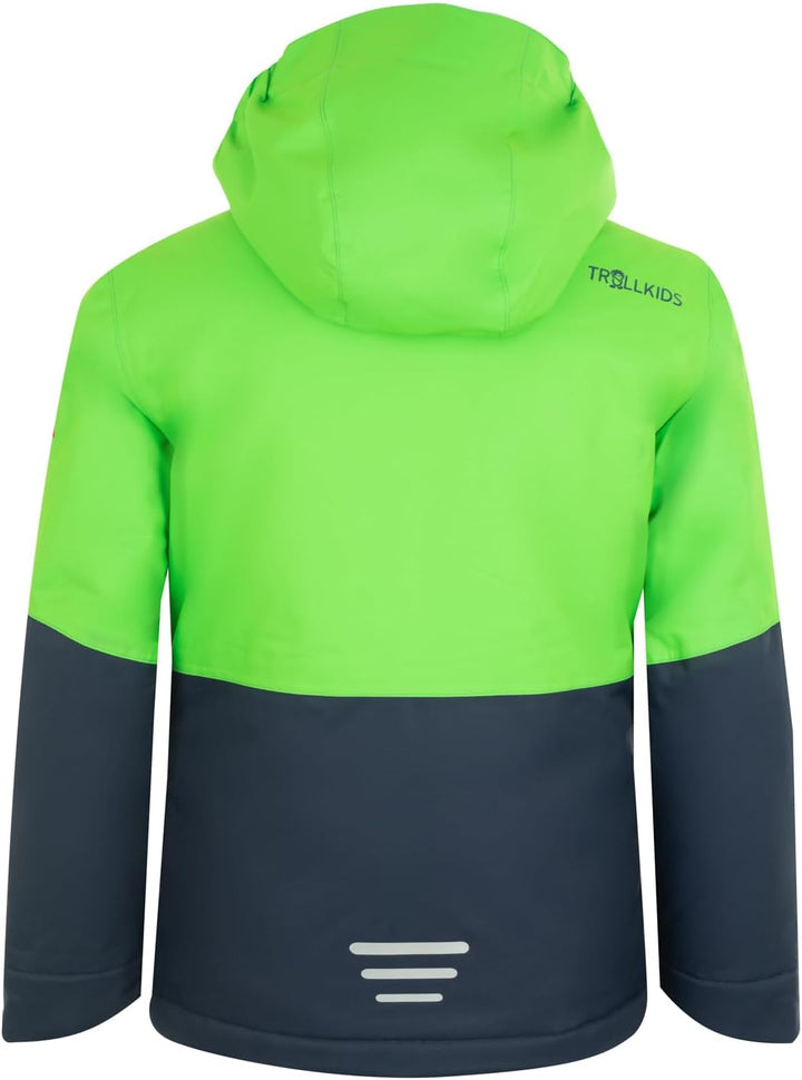 Trollkids Hallingdal Mädchen Skijacke 92 Hellgrün/Marineblau, 92 Hellgrün/Marineblau
