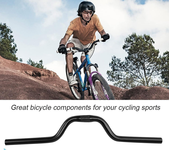 Aluminium Bike Fixed Gear Riser Bar Lenker 25,4 mm * 520 Fahrradlenker, Fahrrad Aluminiumlegierung L