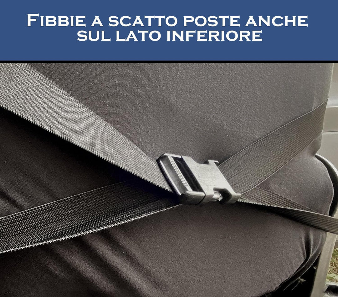 Sitzbezüge kompatibel für Smart fortwo, W450 W451 und W453, Set mit 2 Vordersitzbezügen aus Polycott