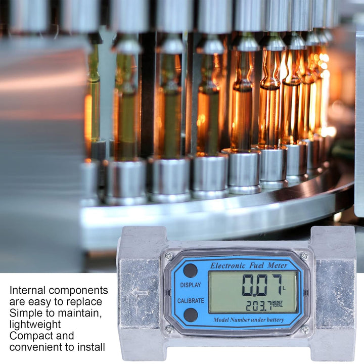 Elektronische Turbine Durchflussmesser, Kraftstoff Durchflussmesser für Benzin Kerosin, mit Digital