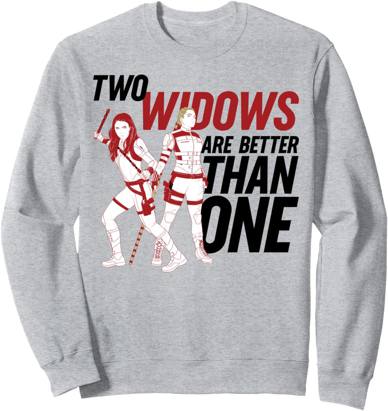 Marvel Black Widow Yelena Two Widows Are Better Than One Sweatshirt