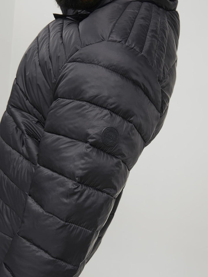 JACK & JONES Male Steppjacke Plus Size Steppjacke XXL Schwarz, XXL Schwarz