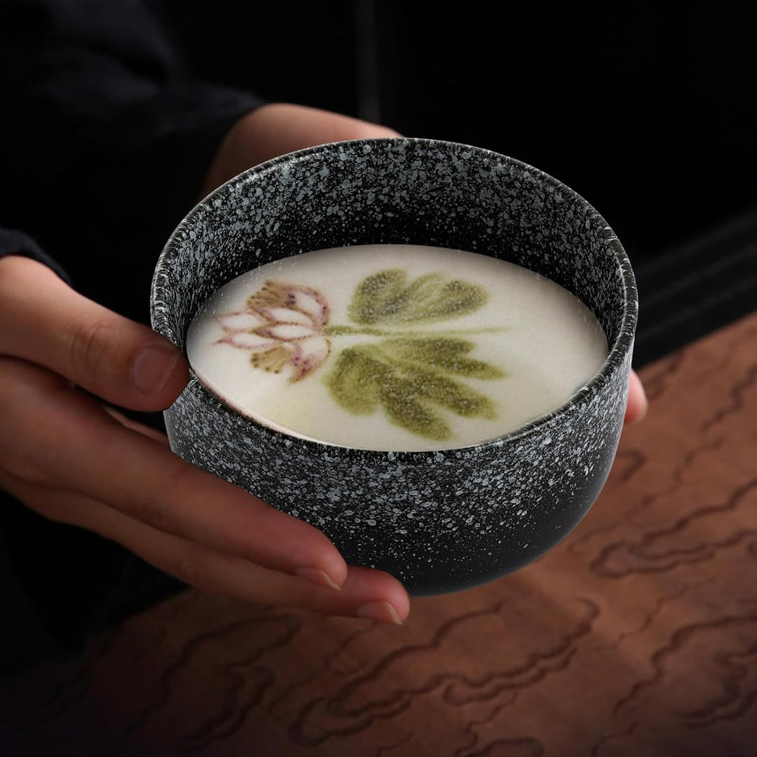 ASelected Matcha Set Matcha Besen 6er-Set Macha Tea set mit Matcha Besen Matcha Schale Teelöffel Tee