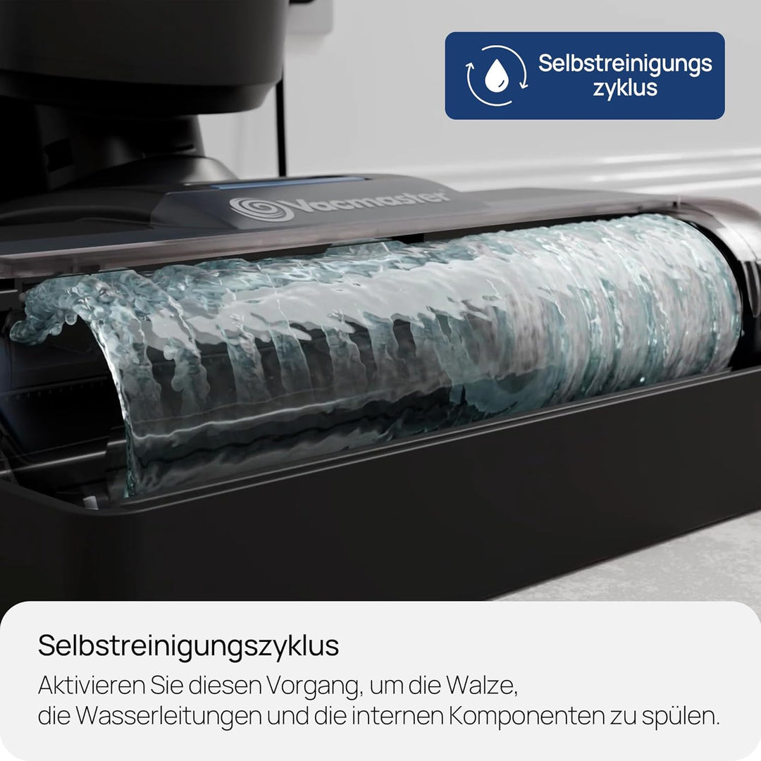 Vacmaster EasyClean HVA Hartbodenreiniger. Kabelloser All-in-One-Staubsauger und Wischmopp für Nass-