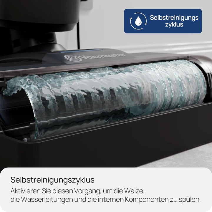 Vacmaster EasyClean HVA Hartbodenreiniger. Kabelloser All-in-One-Staubsauger und Wischmopp für Nass-