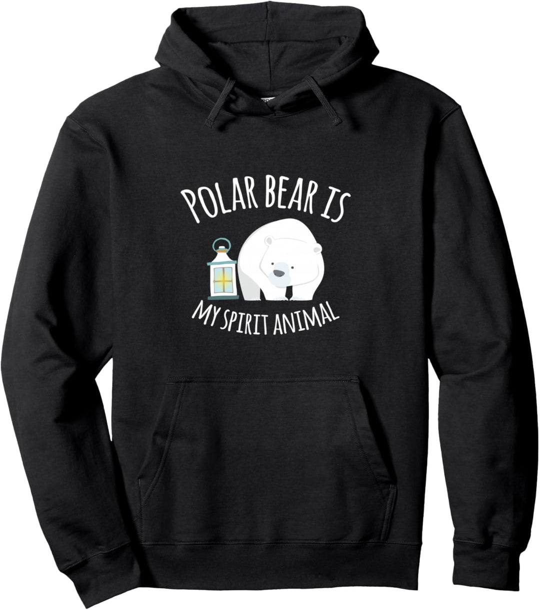 Eisbär ist mein Geistertier. Lustiges Geschenk Pullover Hoodie