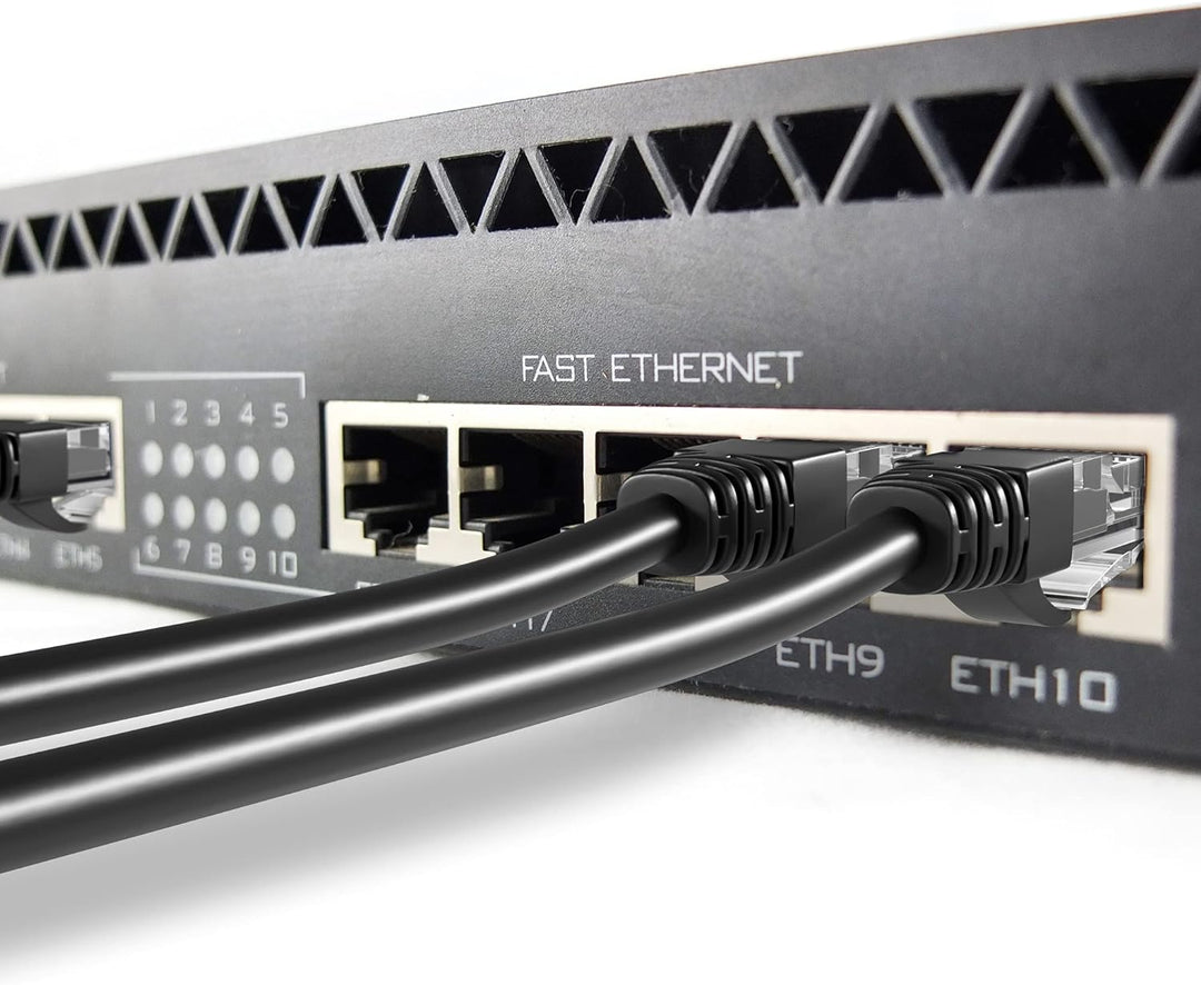 Mr. Tronic 50m Ethernet Netzwerkkabel Cat 6, LAN Netzwerkkabel Für Schnelle &amp; Zuverlässige Internet,