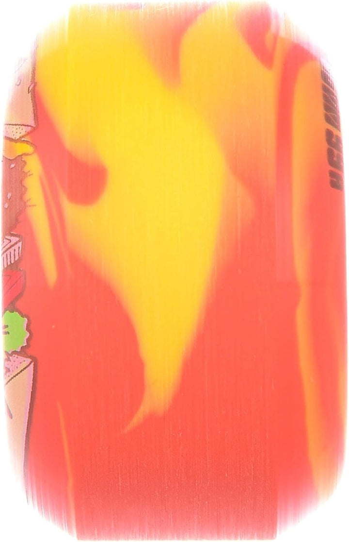 Slime Balls Skateboard Wheels Jeremy Fish Burger Speed Balls 56 mm 99A rot gelb