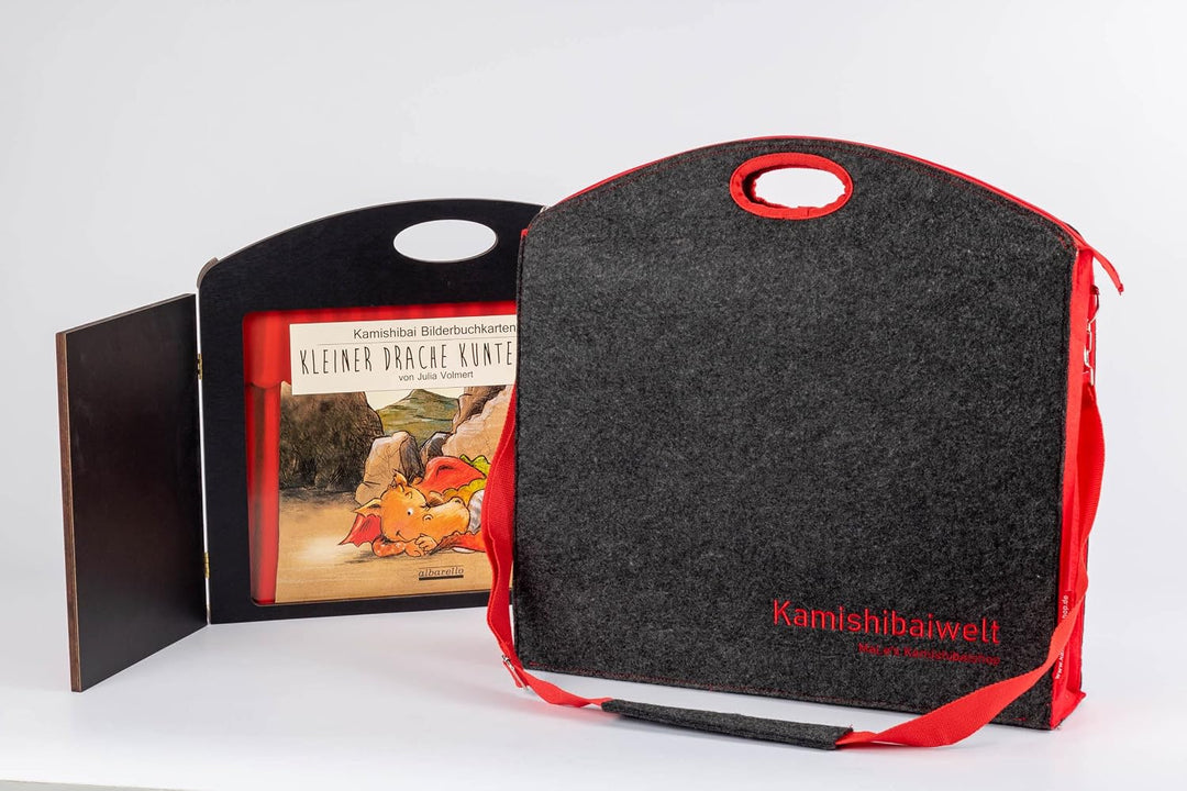 Hochwertige Kamishibai Erzähltheater Tasche, Filztasche