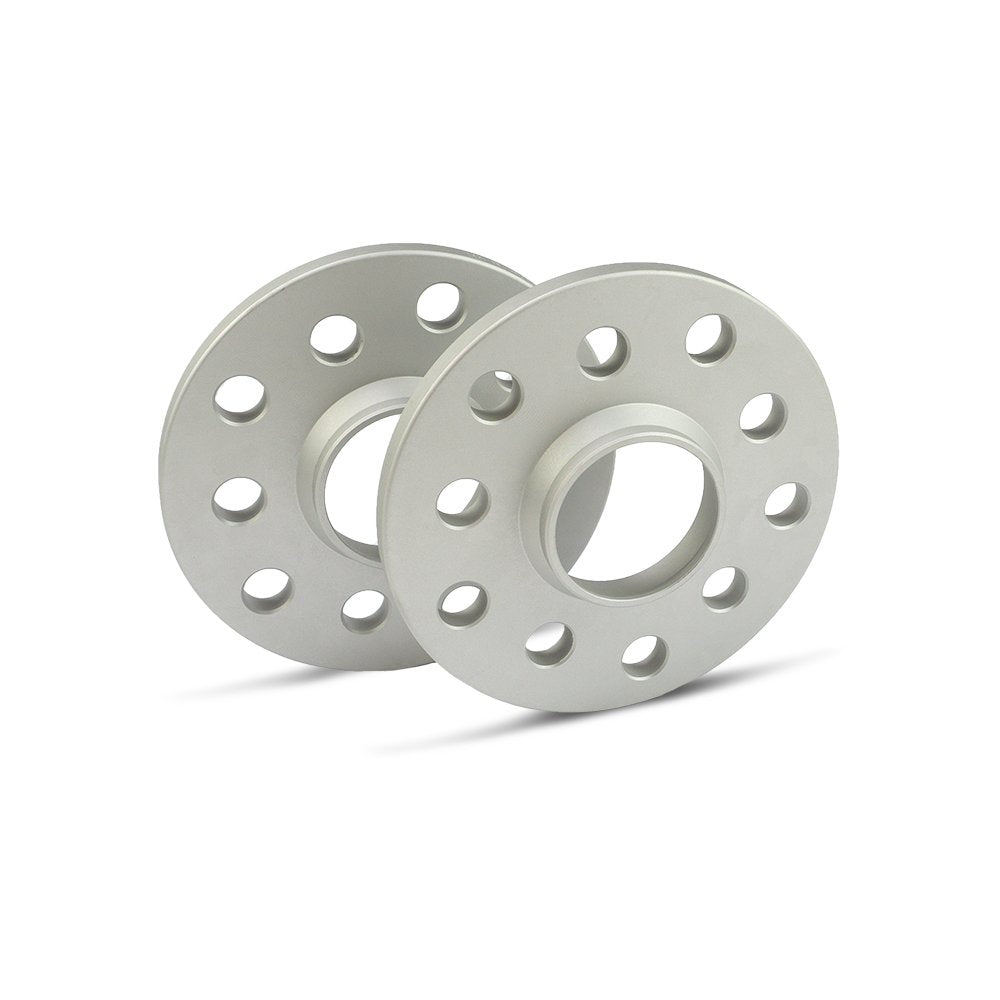 SCC Spurverbreiterung 12104E - silber eloxiert - LK: 98/4+2 NLB: 58,1 - 10mm - 2 Stück 10mm silber,