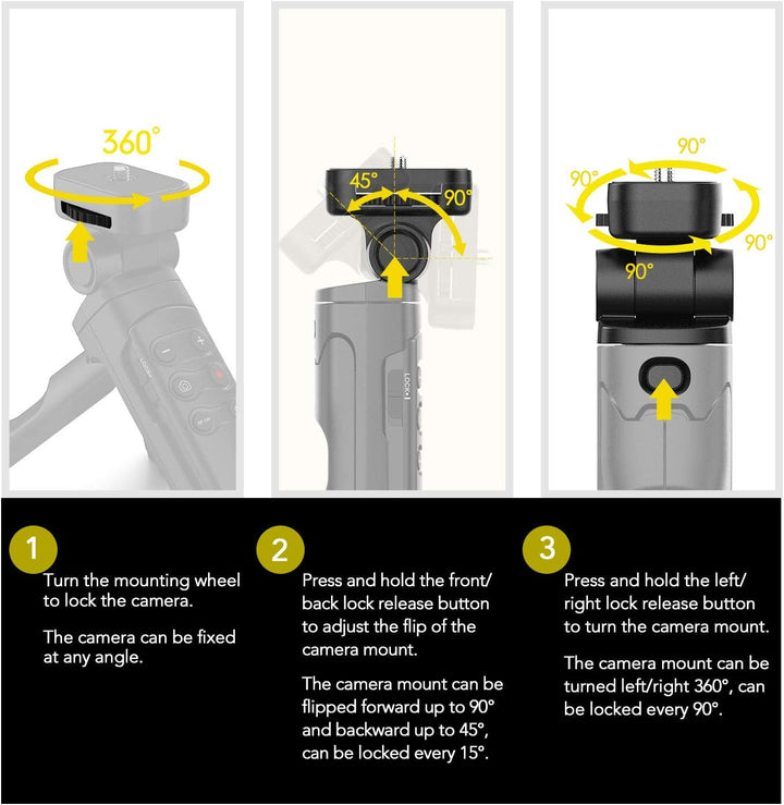 AODELAN Kamera Mini Stative, Handgriff Ständerhalter Griffstativ mit Fernbedienung für Nikon COOLPIX