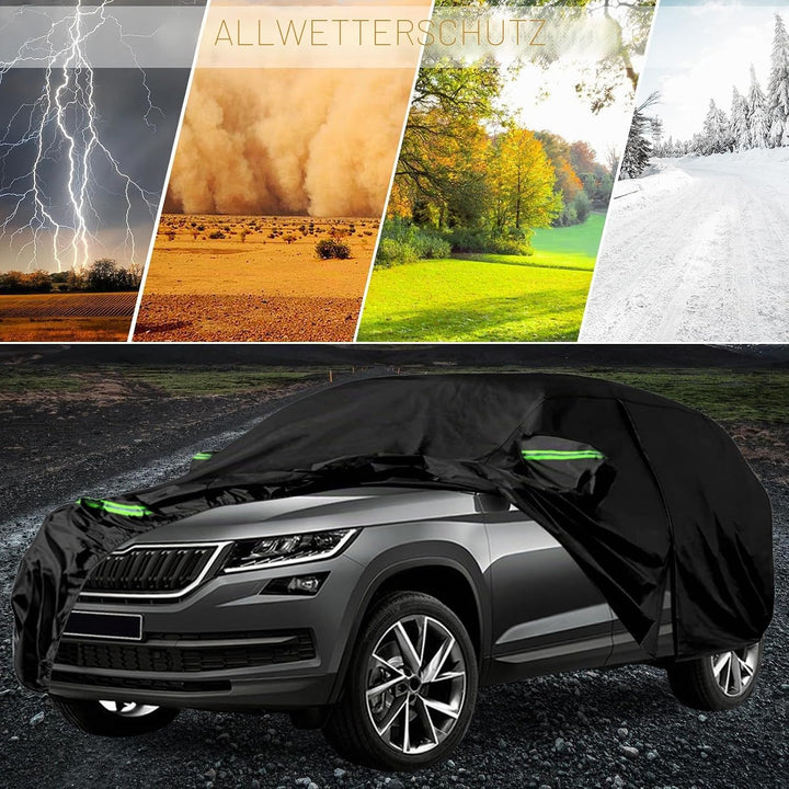 Autoschutzhülle Auto Abdeckung Geeignet für Skoda Kodiaq 2016-2023, Autoabdeckung Auto Abdeckplane m