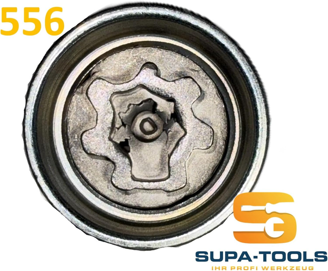 Supa-Tools Original 556 Code S für Seat Cupra Felgenschloss Nuss Felgenschlüssel Radsicherung