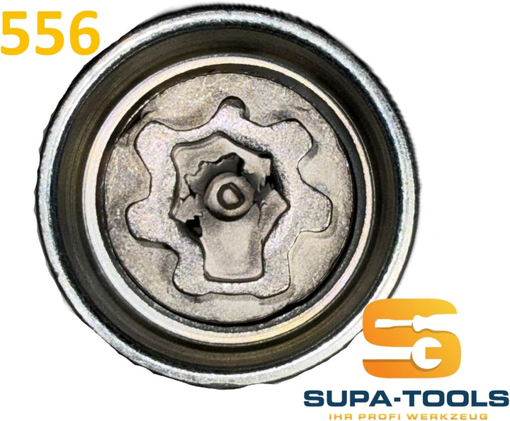 Supa-Tools Original 556 Code S für Seat Cupra Felgenschloss Nuss Felgenschlüssel Radsicherung