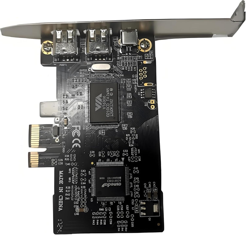 S SIENOC Desktop PCI-E Expresskarte Express Card FireWire PCI Express Schnittstellenkarte 1394a IEEE