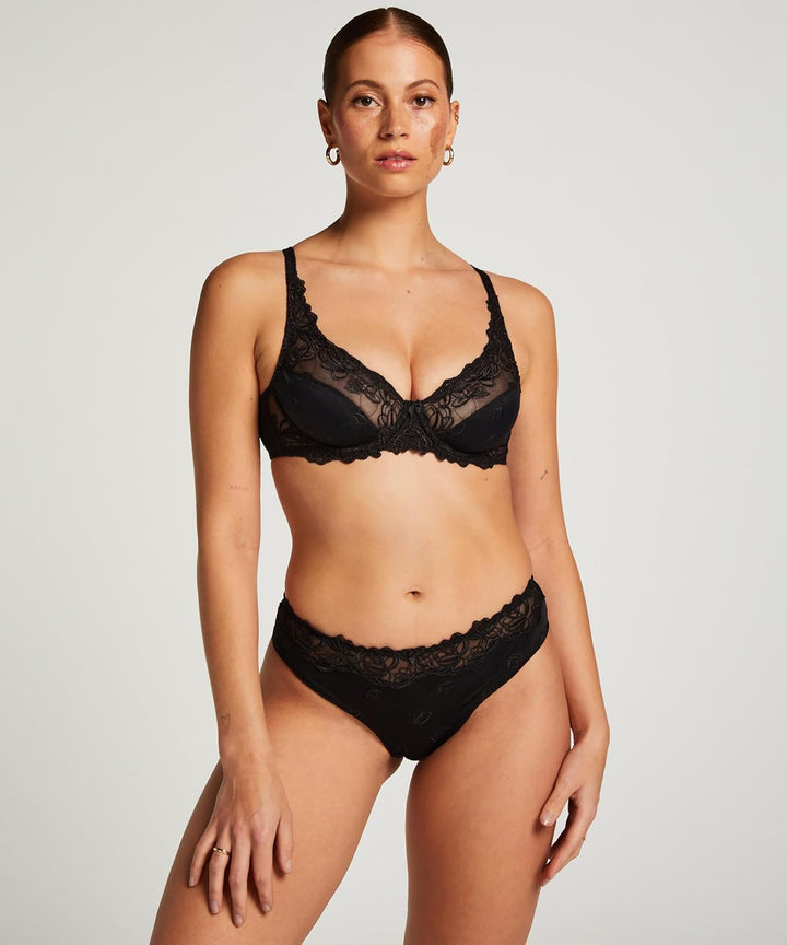 HUNKEMÖLLER Damen Mature BH 80E Schwarz, 80E Schwarz