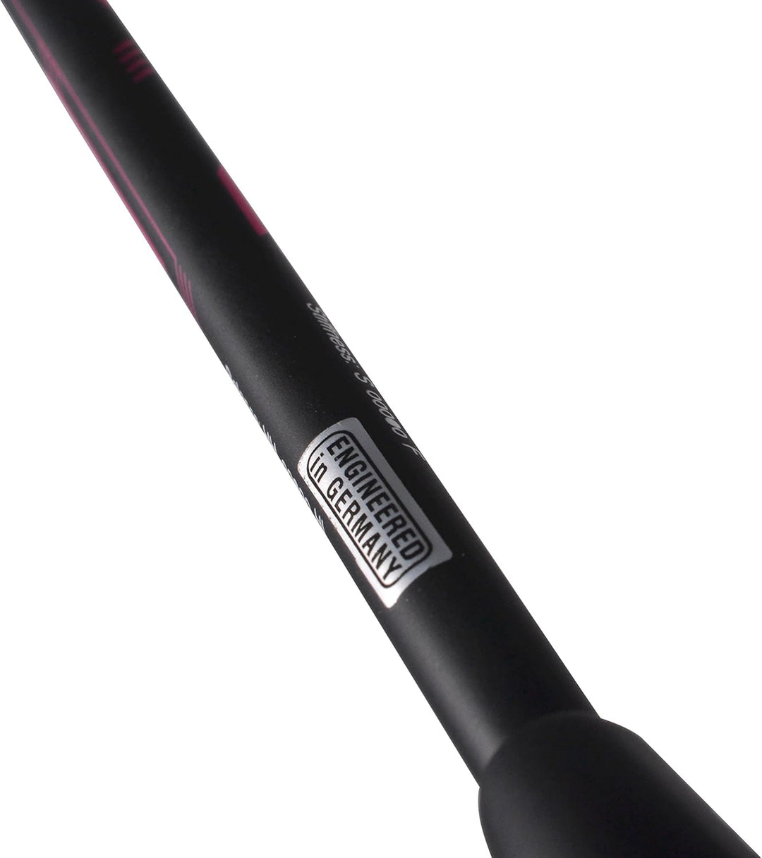 VICTOR Ultramate 8 Badmintonschläger, 100% Graphit, als Schläger oder Set Schwarz/Magenta Single Sin
