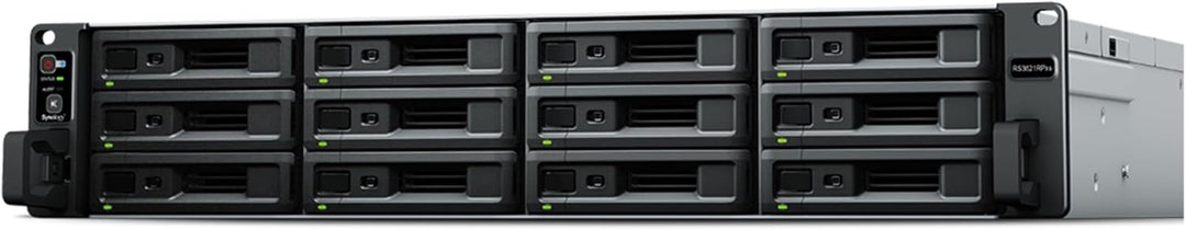 SYNOLOGY RS3621RPXS 2U 12BAY 2.2GHz 6C 8GB DDR4 4X 1GBE 2X USB 3.2 RPS, schwarz