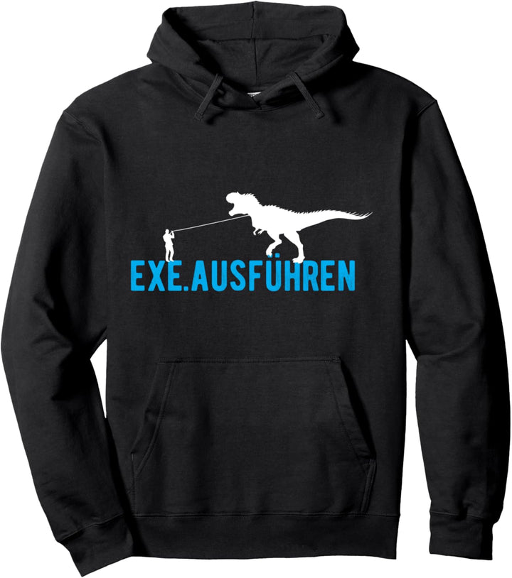 Exe Ausführen Nerd Admin Informatik Pullover Hoodie