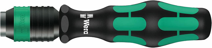 Wera 05051272001 813 R Bit-Handhalter mit Rapidaptor Schnellwechselfutter, 1/4 Zoll x 90 mm, 1 Stück
