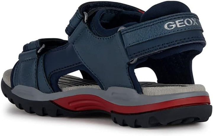 Geox Jungen J Borealis Boy Sandal 32 EU Avio Red, 32 EU Avio Red