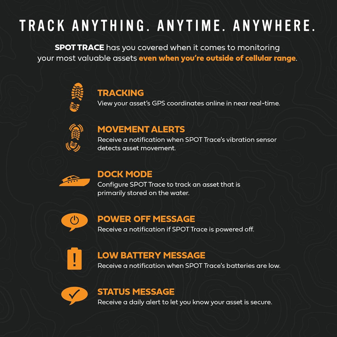 Spot Trace GPS Logger Fahrzeugtracker, Gepaeckstuecktracker Grau, 1. Spot Trace – Ortung via Satelli