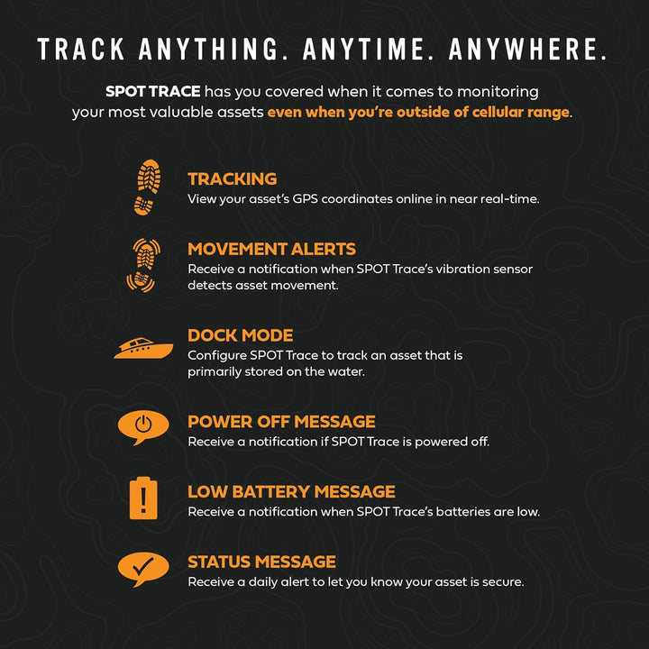 Spot Trace GPS Logger Fahrzeugtracker, Gepaeckstuecktracker Grau, 1. Spot Trace – Ortung via Satelli