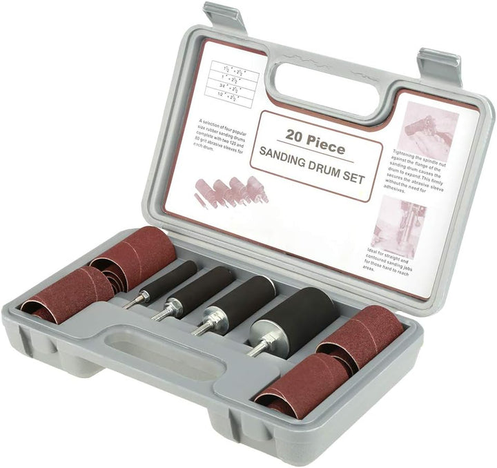 EVTSCAN Neuestes Big Horn 19521 Gummi-Schleiftrommel-Set, 20 Stück